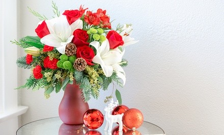 Holiday Flowers from Teleflora (Up to 50% Off). Two Options Available.