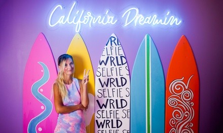 General or Elite Studio Upgrade-Admission Ticket to Selfie WRLD Los Angeles (Up to 30% Off)