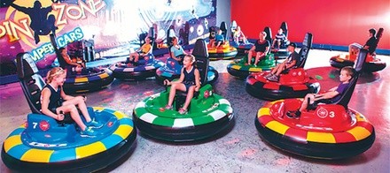 $22.50 For Family Package Of 2 Bumper Cars, 2 Laser Tag Games & 125 Tokens (Reg. $45)