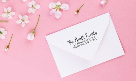 Simple, Rectangle, or Square Self-Inking Stamps from 2712 Designs (Up to 89% Off). Five Options Available.