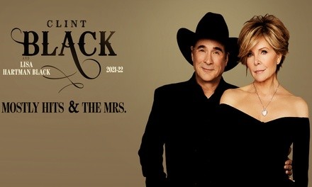 Clint Black featuring Lisa Hartman Black on December 12 at 8 p.m.