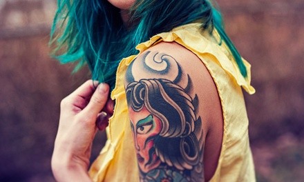 Three Pico Laser Tattoo-Removal Sessions on an Area up to 1, 3 or 5 Inches at Beauty Spa Soho (Up to 91% Off)
