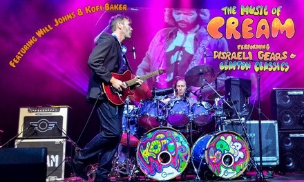 The Music of Cream Performing Disraeli Gears & Clapton Classics on April 6 at 7:30 p.m.