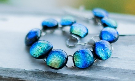 Dichroic Glass Jewelry Class at The Glass Bar (Up to 35% Off). Four Options Available.