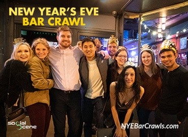 One or Four General-Admission Tickets to New Year's Eve Bar Crawl, December 31 (Up to 40% Off)