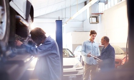 $_price1 for Brake Pad Replacement for Front or Rear Axle at Goodyear 249 ($_value1 Value)