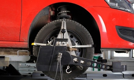 $69 for Four-Wheel Alignment, Tire Rotation, Balance, and Nitrogen Fill at RNR Tire Express ($159.99 Value)