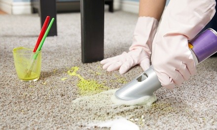 Carpet or Upholstery Cleaning from Spotless Cleaning Service (Up to 90% Off). Three Options Available.