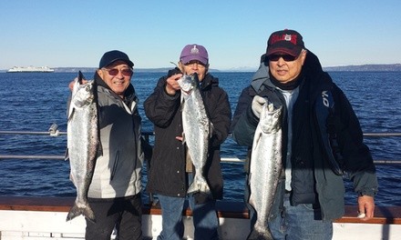 $139 for Six-Hour Salmon Fishing Trip with Tackle and Bait for One at All Season Charters ($199 Value)