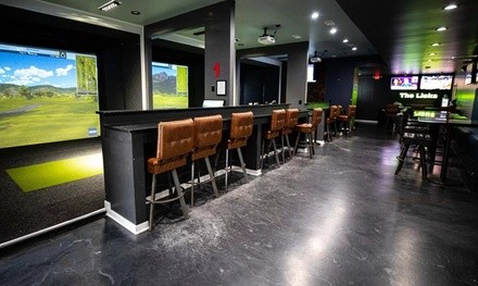 1, 2, or 4 Hours of Indoor Golf Simulator w/ Beer and Optional Pizza at Ralphy's Pizza and Golf (Up to 50% Off)