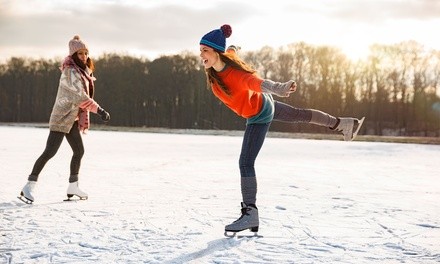 Ice-Skating Lessons for One or Two at Steeplechase Ice Skating Center (Up to 25% Off)
