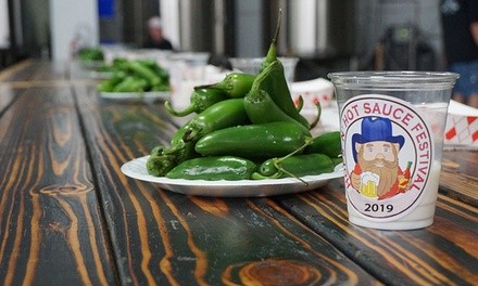 Admission for Two, Four, and Six to Hops n' Hot Sauce Festival on January 22, 2022, at 11 a.m. (Up to 41% Off)