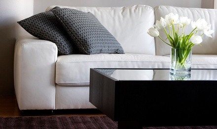 Basic Steam Cleaning of a Sofa, Loveseat, or Both (Up to 45% Off)