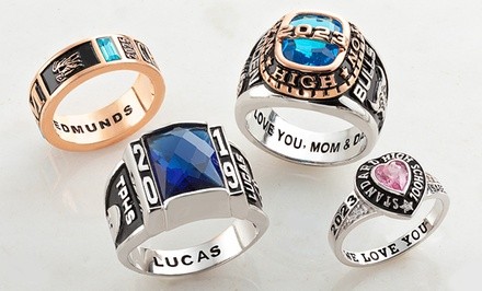 Personalized Class Rings from Limogés Jewelry (Up to 68% Off)