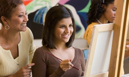 2-Hour Acryllic BYOB Painting Class for One, Two, or Four at Rubini Art Gallery (Up to 40% Off)