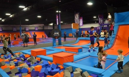 90-Minute Jump Pass for One or Two at Altitude Trampoline Park A(Up to 41% Off)