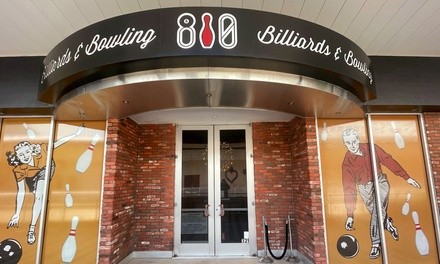 Bowling Packages at 810 Billiards and Bowling (Up to 20% Off). Three Options Available.