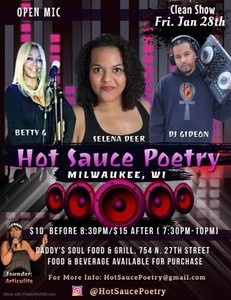 Open-Mic Entry for One or Two at Hot Sauce Poetry (Up to 20% Off)