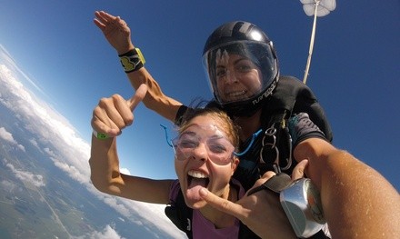 One Tandem Skydiving Jump or $49.99 for $100 Toward Tandem Skydiving Jump from Chicagoland Skydiving Center