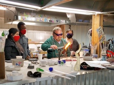 Up to 44% Off on Valentine's Day Glassblowing Experience for Two at American Glass Roots