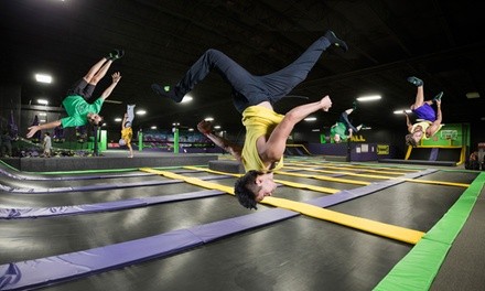 Jump Pass at Get Air Trampoline Park (Up to 15% Off). Four Options Available.