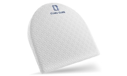 Clara Clark Memory Foam Baby Wedge Pillow, Crib & Bassinet Wedge for Baby Reflux