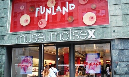 Museum and Super Funland Admission to The Museum of Sex (Up to 13% Off). Two Options Available.