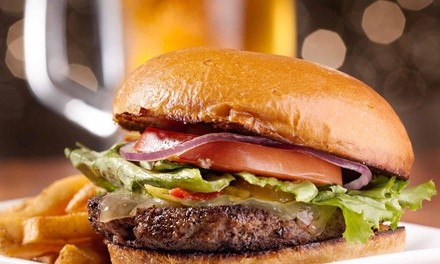 American Food and Beer at BrewBurgers (Up to 43% Off). Two Options Available.