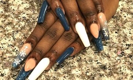 One Gel Manicure, Acrylic Set, or Pedicure at Clawz by Pebbles (Up to 44% Off). Nine Options Available. 