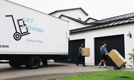 Two or Three Hours of Moving Services with Truck from Get Moving Home and Office (Up to 50% Off)