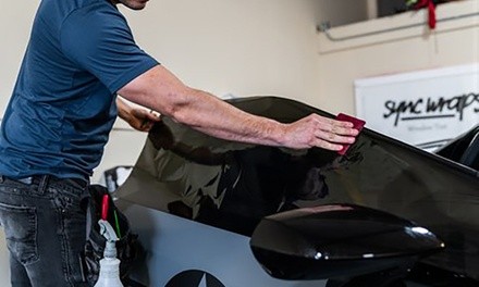 Window Tinting at Sync Wraps for Two or Up to Five WIndows at Sync Wraps (Up to 53% Off)