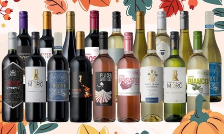 One or Two 18 Top Wines for Winter Bundle from Splash Wines (Up to 78% Off)