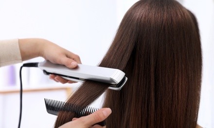 Up to 52% Off on Salon - Straightening Treatment at Pretty Like Belle