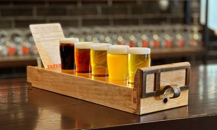 One or Two Flights of Beer and Crowlers to Go at Paperback Brewing (Up to 29% Off)