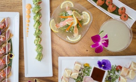  Dine-In When Available at Takami Sushi & Robata Restaurant (Up to 41% Off). Two Options Available.