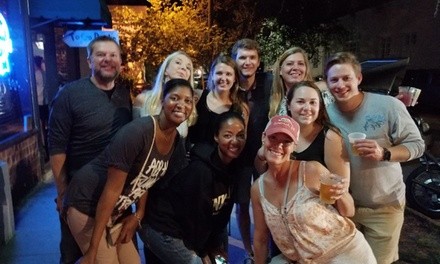 90-Minute Evening Haunted Walking Bar Crawl for Two or Four from Savannah Legends and Myths (Up to 18% Off)