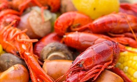 Food & Drink for Takeout and Dine-In at Craw Billy's Seafood Boil & BBQ (Up to 33% Off). Two Options Available.