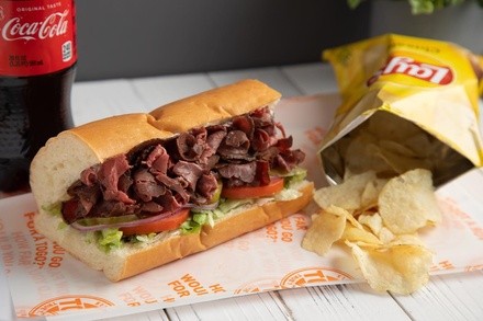 Food and Drink for Takeout and Dine-In if Available at TOGO'S Sandwiches (Up to 30% Off). Two Options Available.