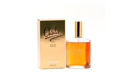 Charlie Gold Ladies By Revlon  EDT Spray 3.3 Oz