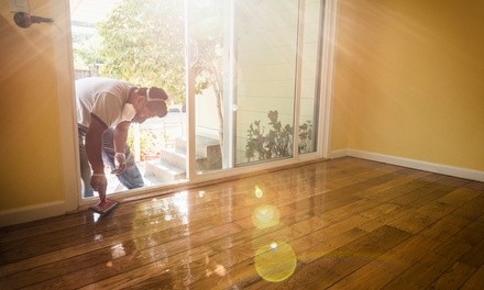 Hardwood Floor Dustless Refinishing for Up to 300 or 500 Square Feet from Cleaner Steamers (Up to 30% Off)