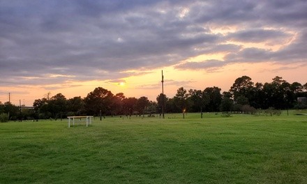 One Round of Footgolf at Humble SportsPlex (Up to 25% Off)