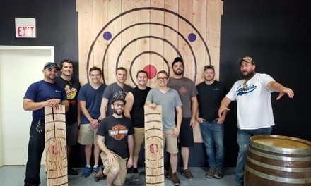 90-Minute Axe Throwing Session for One, Two, Four, or Six at Axeplosion Buffalo Grove (Up to 44% Off)