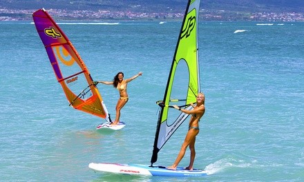 One-Hour Windsurfing for Beginners for One or Two, or One Club Pass from Miami Watersports (Up to 36% Off). 