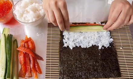 Two-Hour Sushi Rolling and Sake Class with Meal and Drink for One or Two at Sushi Spott (Up to 20% Off)