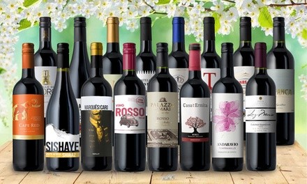 The March Craziness 16 Bottle Pack of Red Wine from Splash Wines (78% Off)