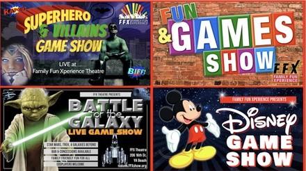 Family Friendly Live Game Shows at Family Fun Xperience (March 11–April 2) 