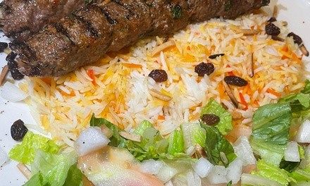 Middle Eastern Food at Malooga Restaurant (Up to 20% Off). Three Options Available.