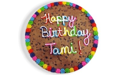 One or Two Cookie Cakes with Iced Artwork at Great American Cookies (Up to 48% Off)