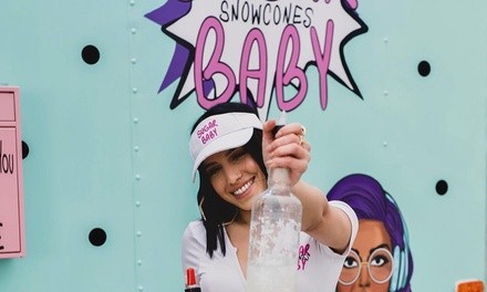 SNow-Cone Trailer Rental for Up to 50 or 100 People from Sugar Baby Snow Cones (Up to 25% Off)