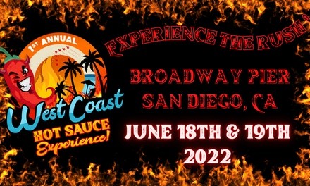 General Admission or Feed and Beer Me Ticket to West Coast Hot Sauce Experience on June 18-19 (Up to 32% Off)